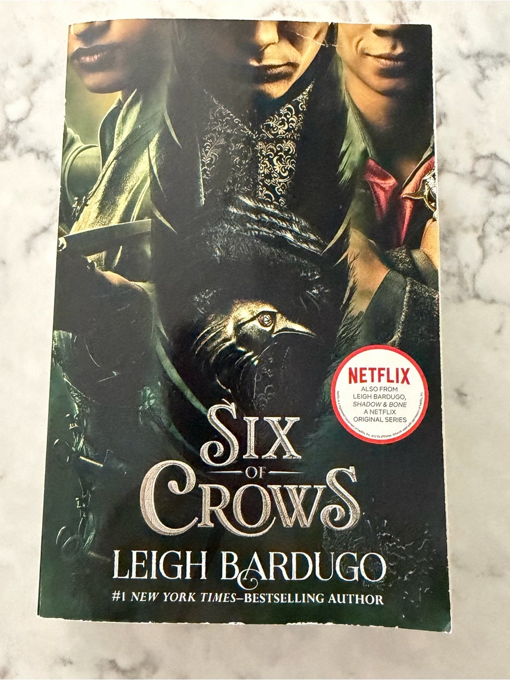 Six of Crows by - Green Cover Paperback